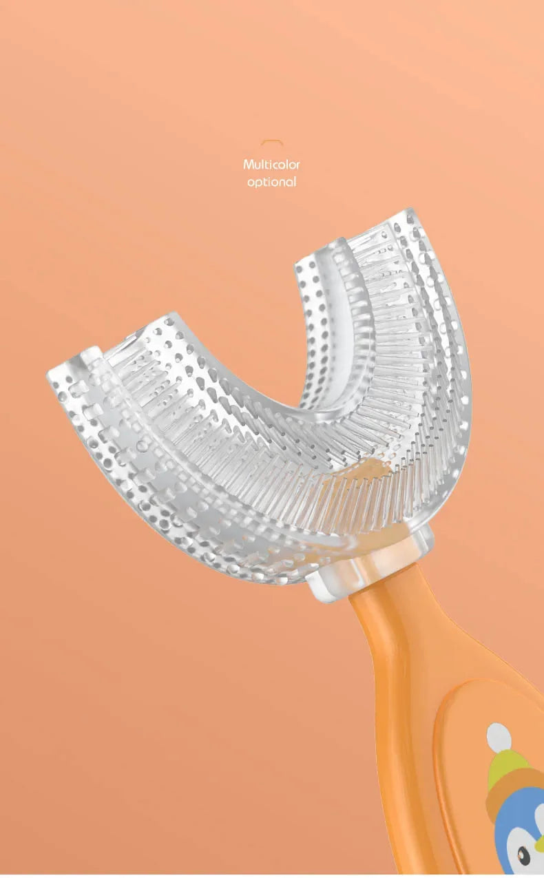 U-Shaped Silicone Toothbrush for Toddlers