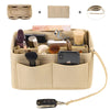 Felt Purse Organizer Insert with Zipper Compartment
