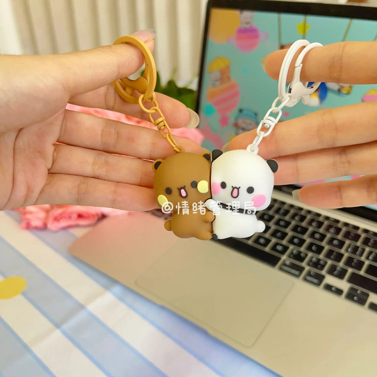 Porte-clés Panda Bubu Magnétique