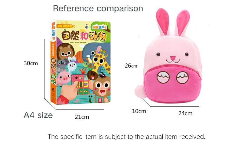 Adorable Animal Plush Backpack for Toddlers