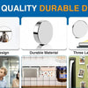 A set of strong multipurpose refrigerator magnets featuring various designs and materials.