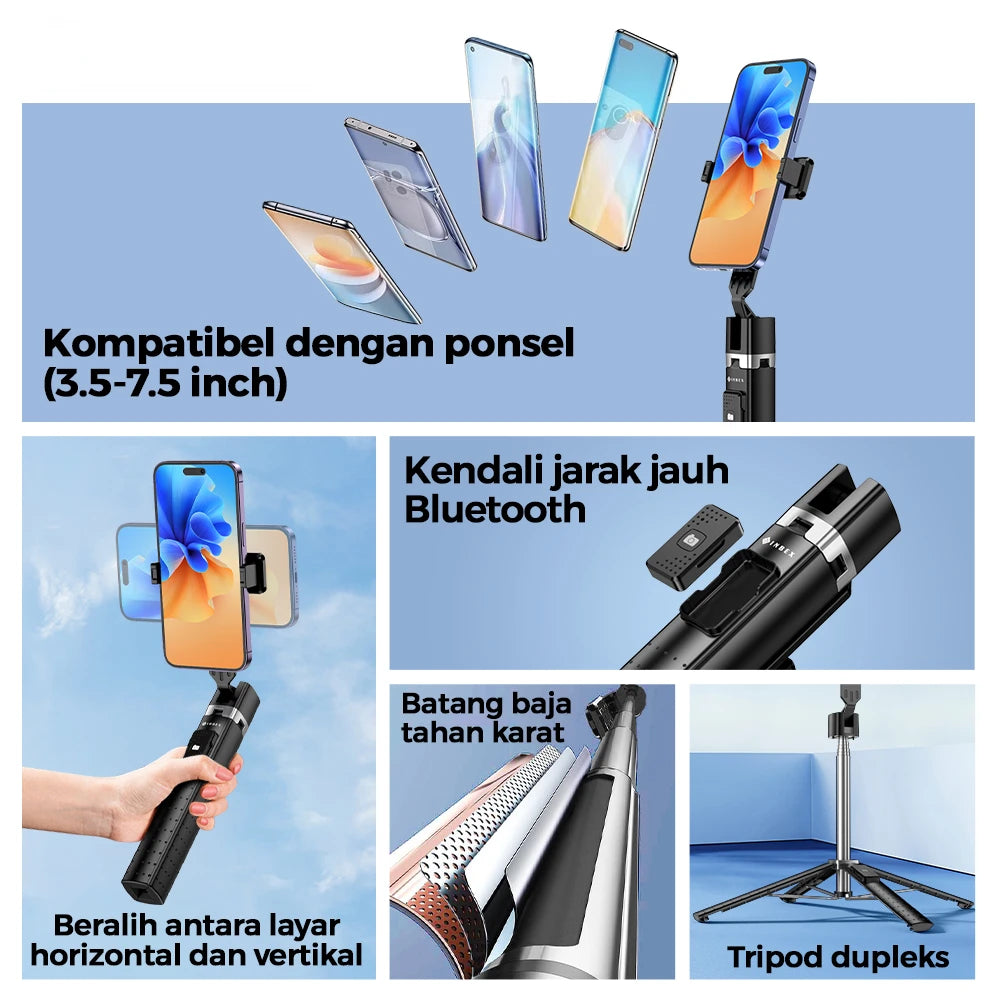 Bluetooth Selfie Stick Tripod with Remote Control