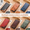 Men's Genuine Leather RFID Blocking Long Wallet with Card Holder