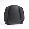 A black motorcycle tail bag designed for waterproof rear seat storage.