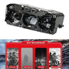 Dual Color LED Spotlight with High/Low Beam for Motorcycles and Vehicles