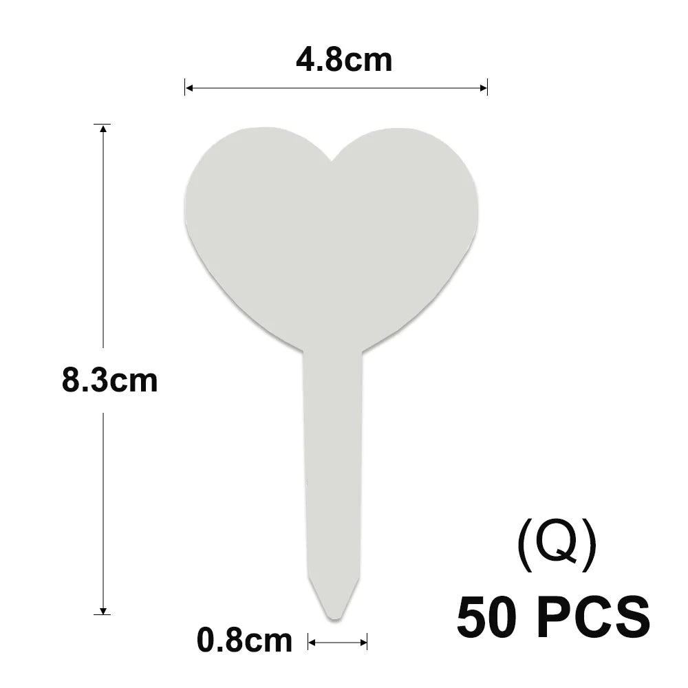Yellow T-Type Garden Plant Labels with Stakes