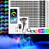 RGB Motorcycle Under-Glow LED Light Kit with Remote