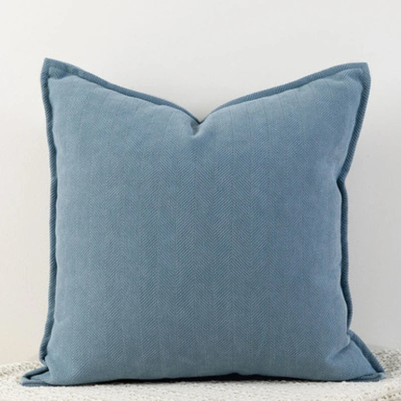 Soft Chenille Throw Pillow Covers – Nordic Solid Design for Couch & Bed