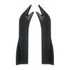 Universal Car Rear Bumper Splitters with Carbon Fiber Finish