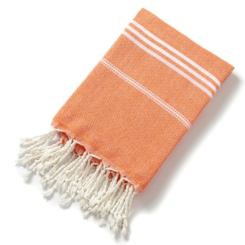 Classic Striped Cotton Beach Towel