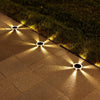 Set of 4 Waterproof Solar Landscape Lights