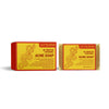 Box of Jaysuing Acne Soap featuring a golden dragon design and text describing its benefits.