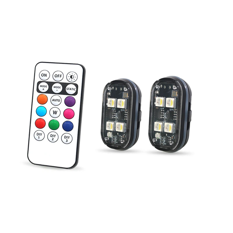 Wireless Rechargeable LED Strobe Lights with Remote