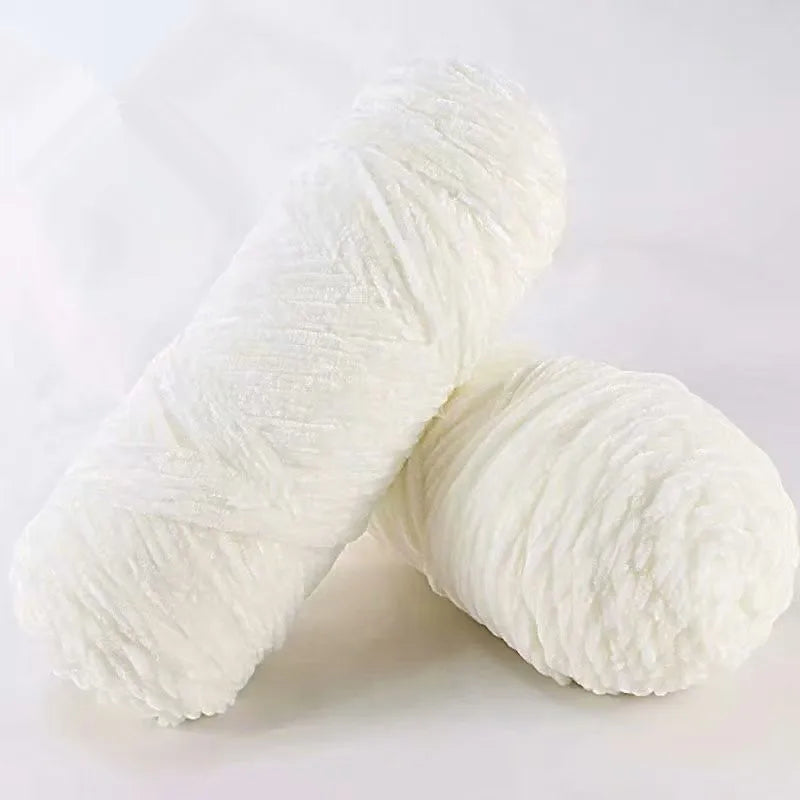 Soft Chenille Yarn for Knitting and Crochet