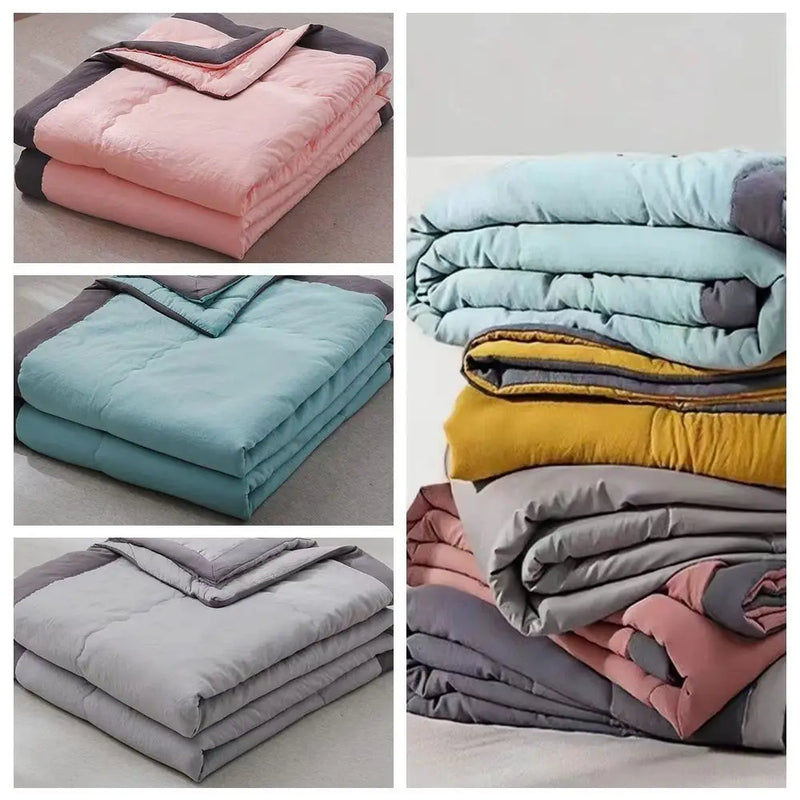 Double-Sided Cooling Blanket for Summer Comfort