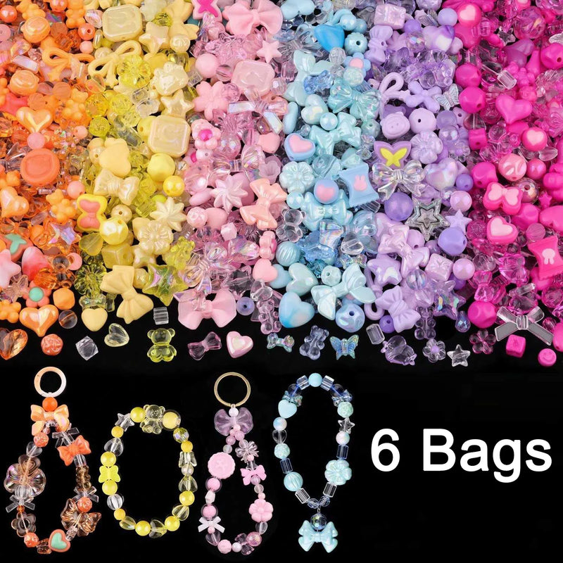Candy Color Acrylic Beads for DIY Jewelry