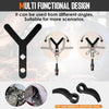 A multi-functional design heavy-duty control arm pry tool kit with a 1/2 inch drive adapter shown in various angles.