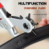 Rotary Leather Hole Punch Pliers - 6 Interchangeable Sizes