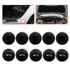 Set of black universal shock-absorbing door cushions for car trunk sound insulation