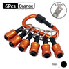 1/4" Hex Quick-Change Screwdriver Bit Holder with Keychain