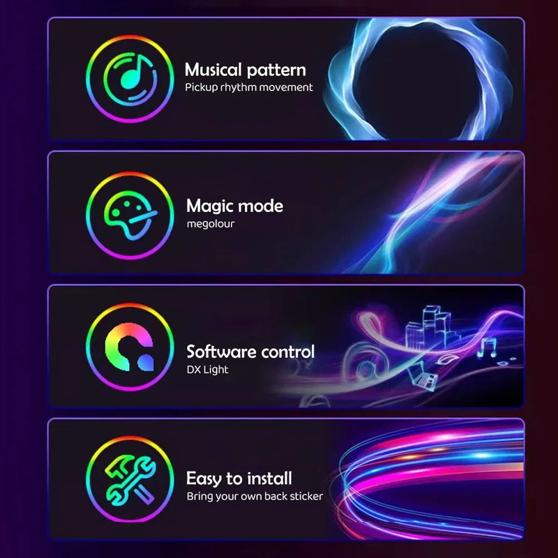 Monitor RGB Sync Light Bar with Music & App Control