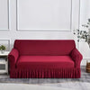 Stretch Sofa Slipcover with Skirted Edge