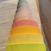 Rainbow Stacking Blocks & Peg Dolls Set – Natural Wooden Toy