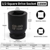 Heavy-Duty Square Drive Impact Socket Adapter Set