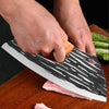Wooden-Handle Stainless Steel Kitchen Cleaver