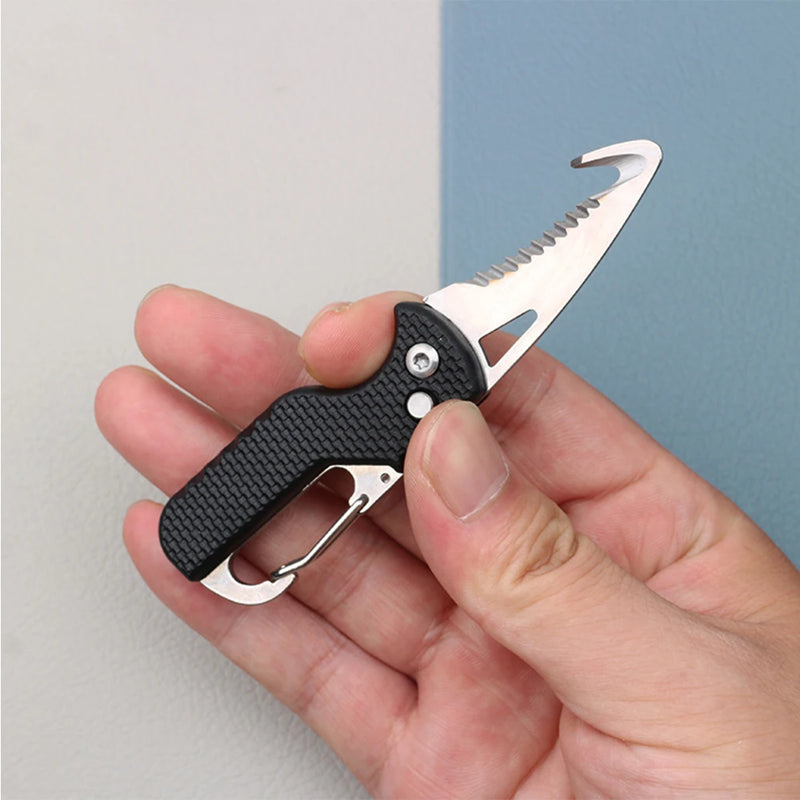 Compact Folding Pocket Knife with Gut Hook