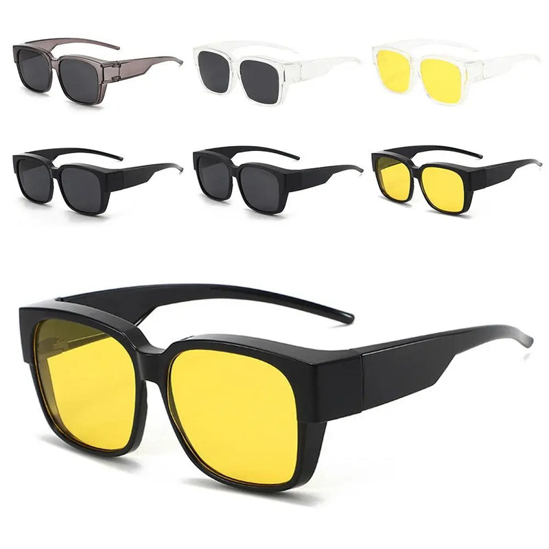 Oversized Polarized Fit-Over Sunglasses