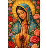 Virgin Mary in Flowers Jigsaw Puzzle – Faith-Inspired Art for Relaxation & Home Decor
