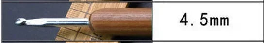 Bamboo Handle Crochet Hooks Set (0.5mm–6.0mm)