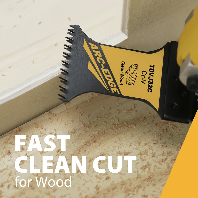 Arc Edge Oscillating Multi-Tool Blades for Wood & Plastic