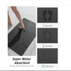 Demonstration of a Super Water Absorbent mat absorbing water over 1, 5, and 10 seconds.