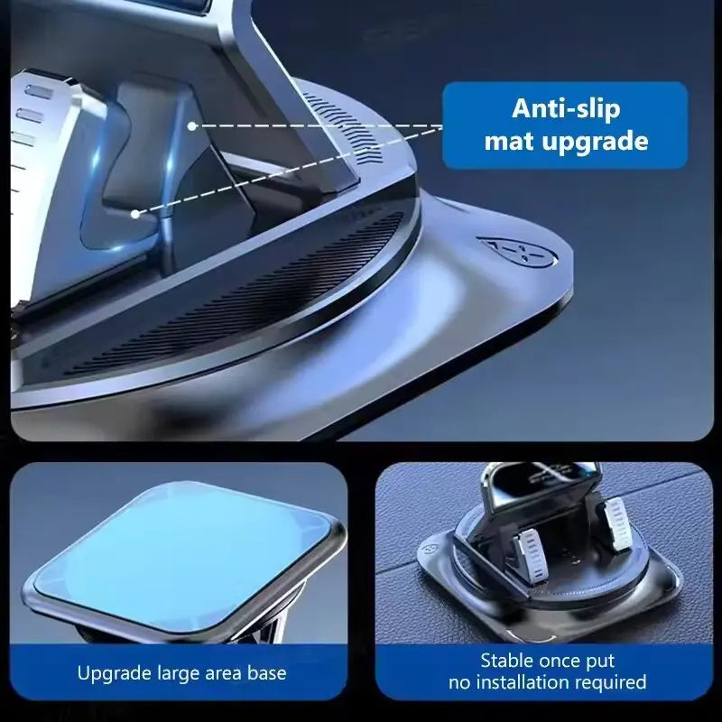 360-Degree Rotating Anti-Slip Car Phone Mount