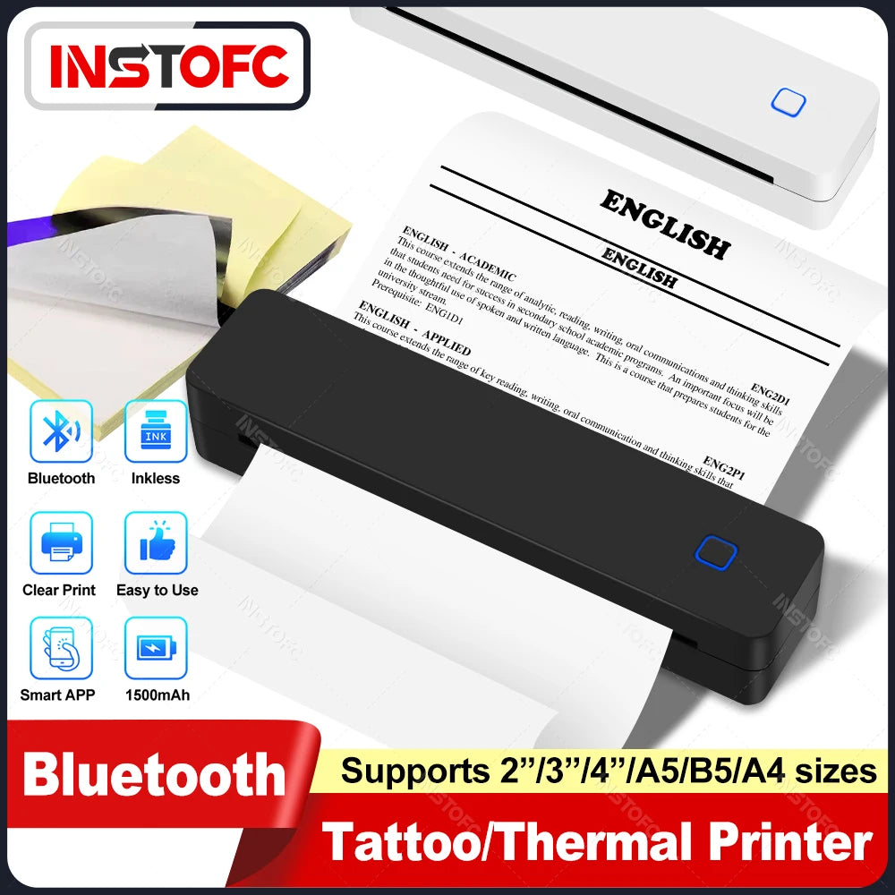 Imprimante Thermique Sans Fil Portable