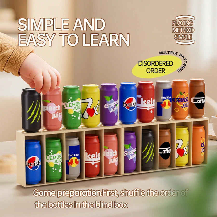 Bottle Guessing Memory Board Game for Kids