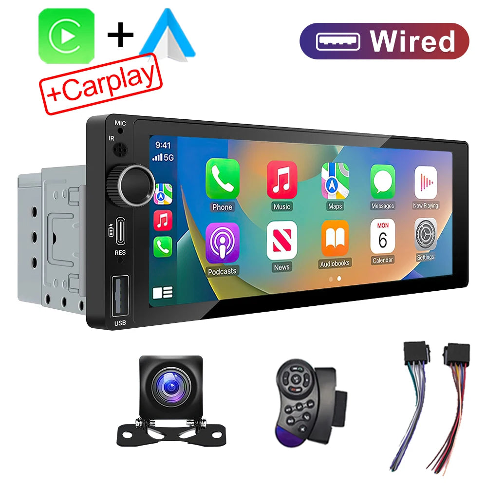 Universal Car Multimedia Player with Android Auto/CarPlay