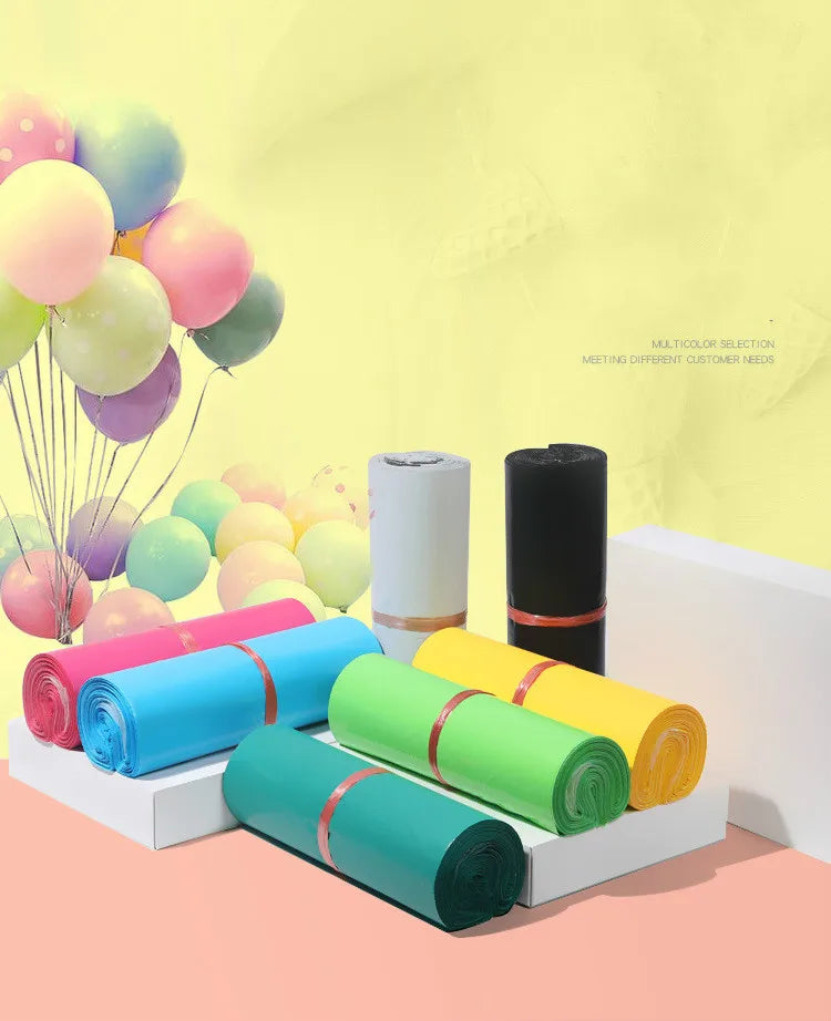 Waterproof Self-Sealing Poly Mailer Envelopes (Pack of 50)