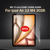 Two tempered glass screen protectors for iPad Air 13 M4 2026