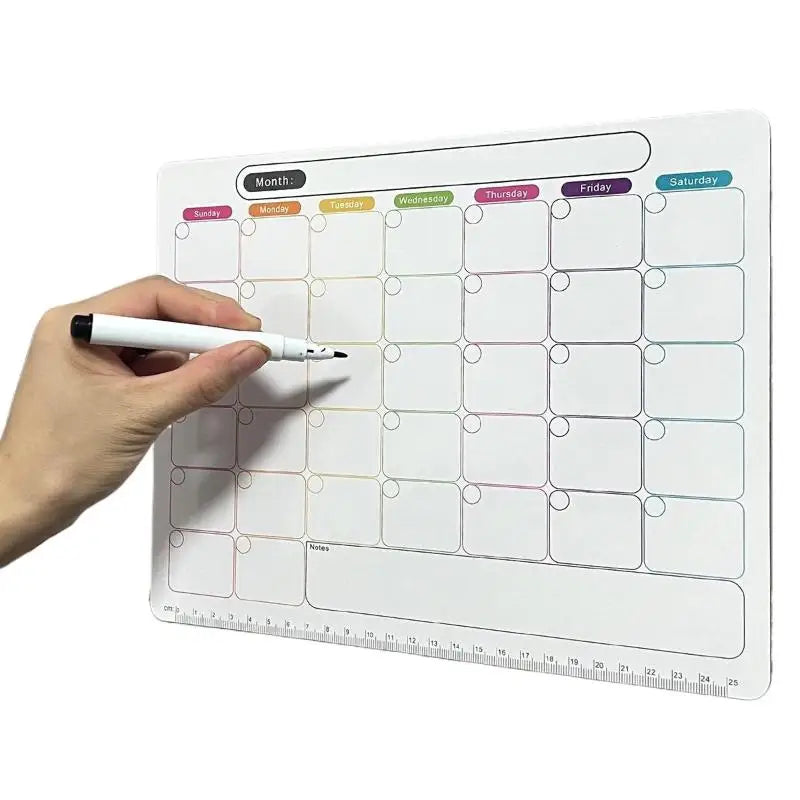 Magnetic Dry Erase Calendar & Planner