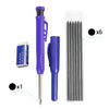 Precision Carpenter's Mechanical Pencil with Integrated Sharpener
