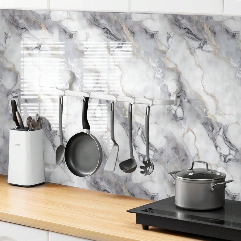 Peel-and-Stick Vinyl Floor Tiles