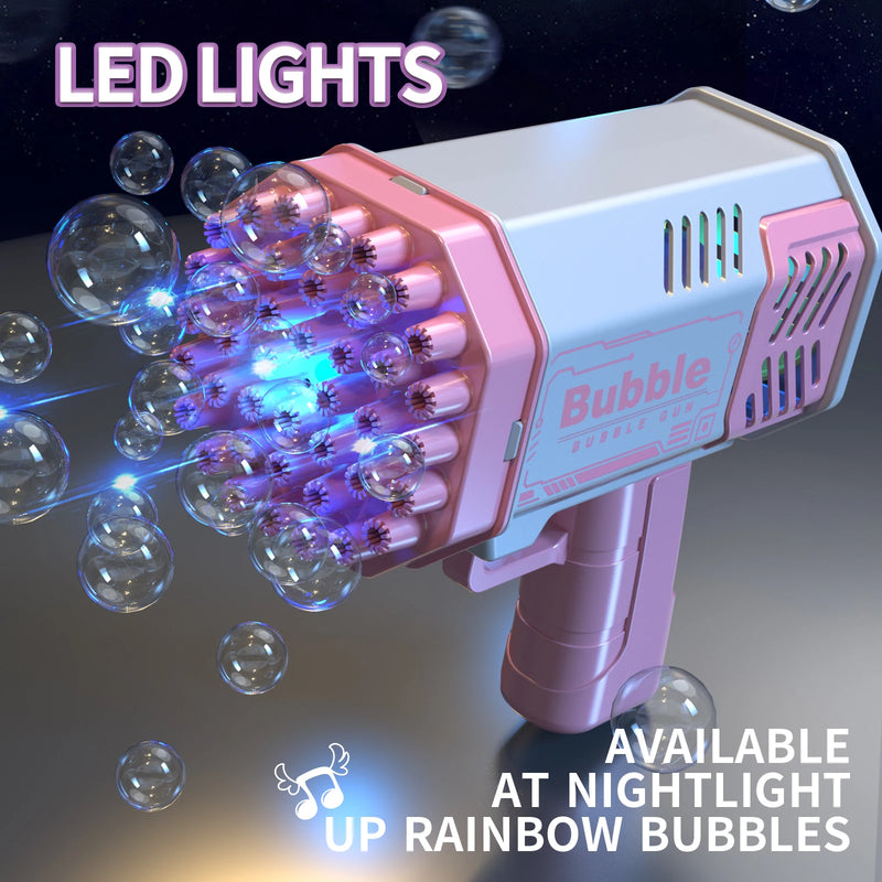Automatic Outdoor Bubble Machine with LED Lights