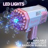 Automatic Outdoor Bubble Machine with LED Lights