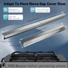 Stainless Steel Stove Gap Covers - 2 Pack