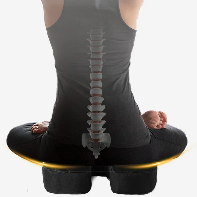 Ergonomic U-Shaped Memory Foam Seat Cushion for Coccyx Pain Relief