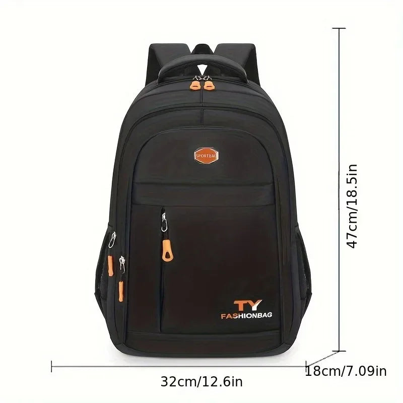 Klassischer Karo-Nylonrucksack