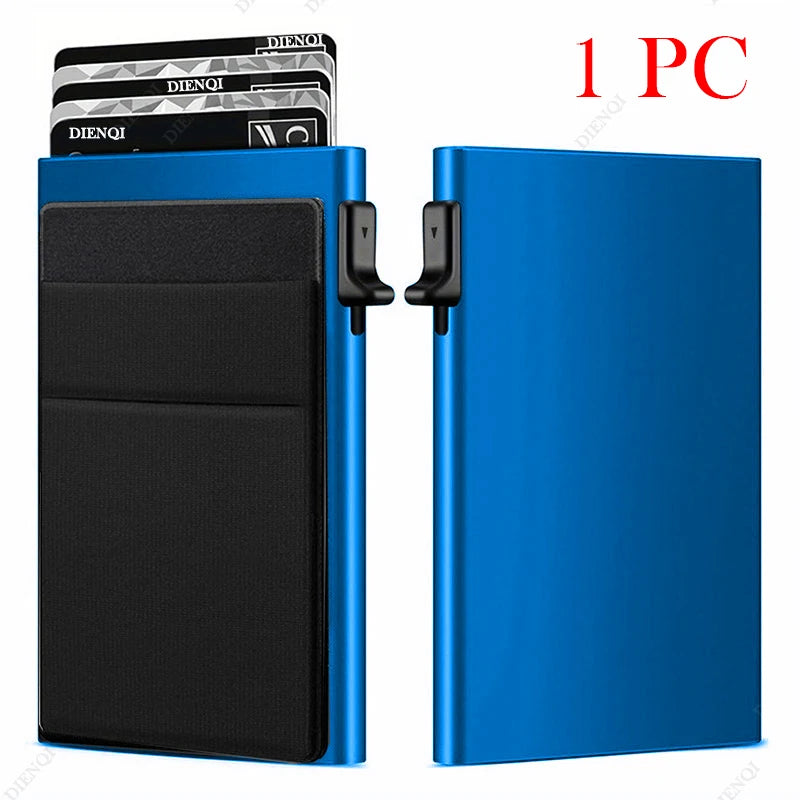 Minimalist RFID-Blocking Metal Card Wallet